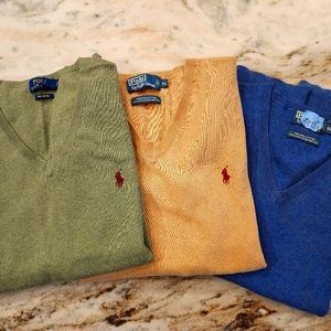 3 Ralph Lauren men size XL sweater vest